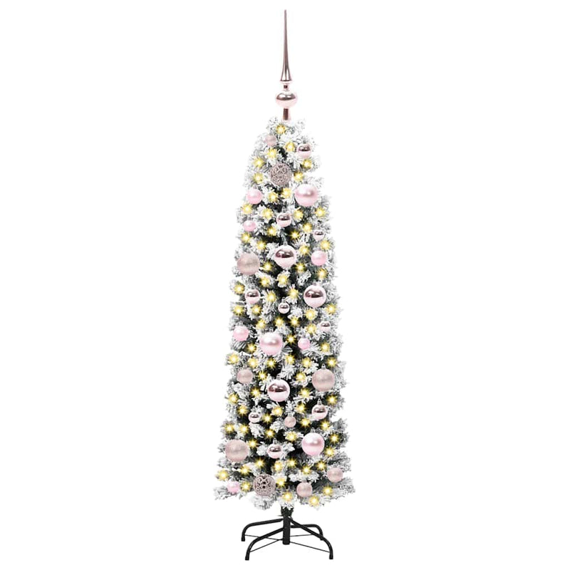 Brad de Crăciun artificial Verde 120 cm PVC și oțel și plastic