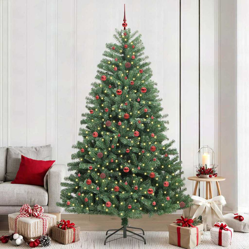 Brad de Crăciun artificial cu ramuri articulare Verde 240 cm