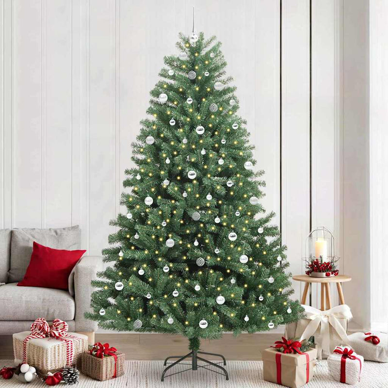 Brad de Crăciun artificial cu ramuri articulare Verde 240 cm