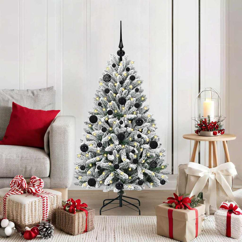 Brad de Crăciun artificial 120 cm 150 LED-uri Alb cald