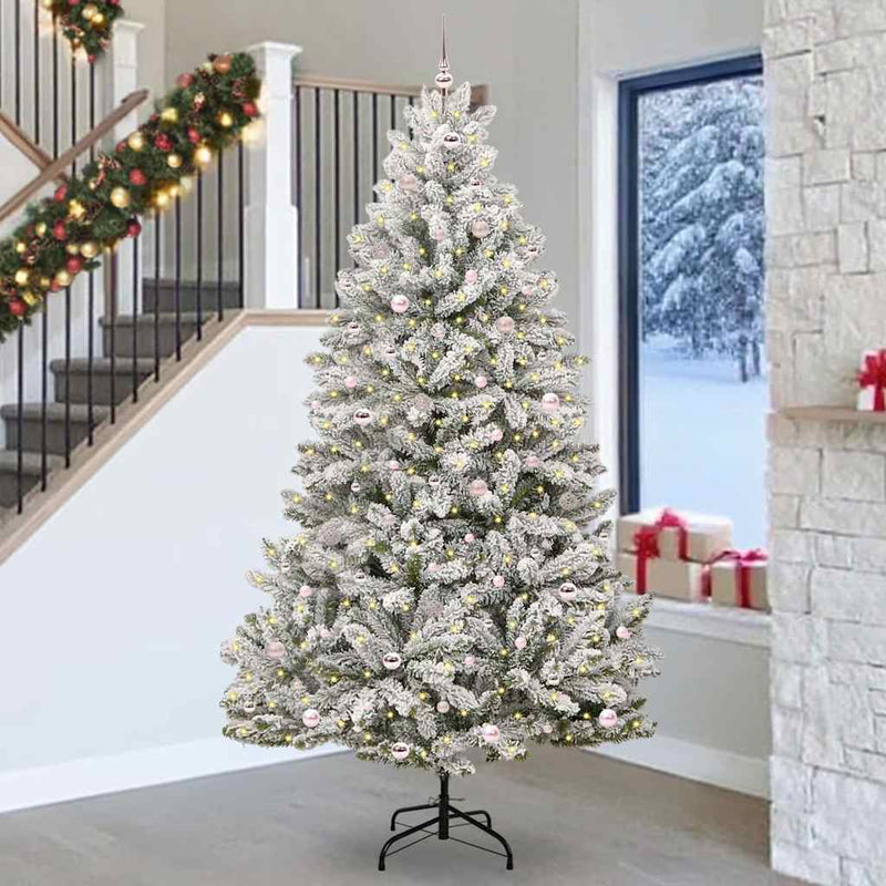 Brad de Crăciun artificial 270 cm 300 LED-uri Alb cald