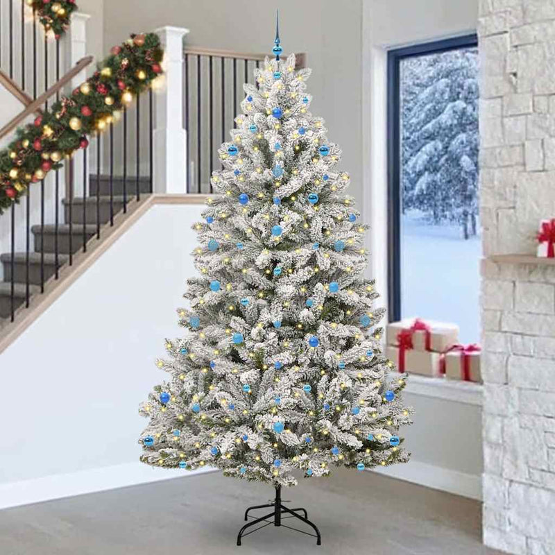 Brad de Crăciun artificial 270 cm 300 LED-uri Alb cald