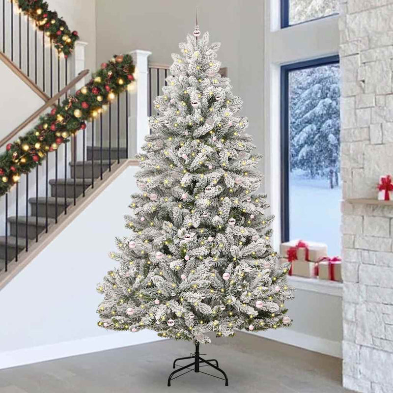 Brad de Crăciun artificial 300 cm 300 LED-uri Alb cald