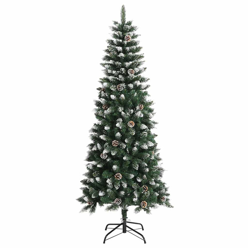 Brad de Crăciun artificial Verde 180 cm PVC, plastic și oțel