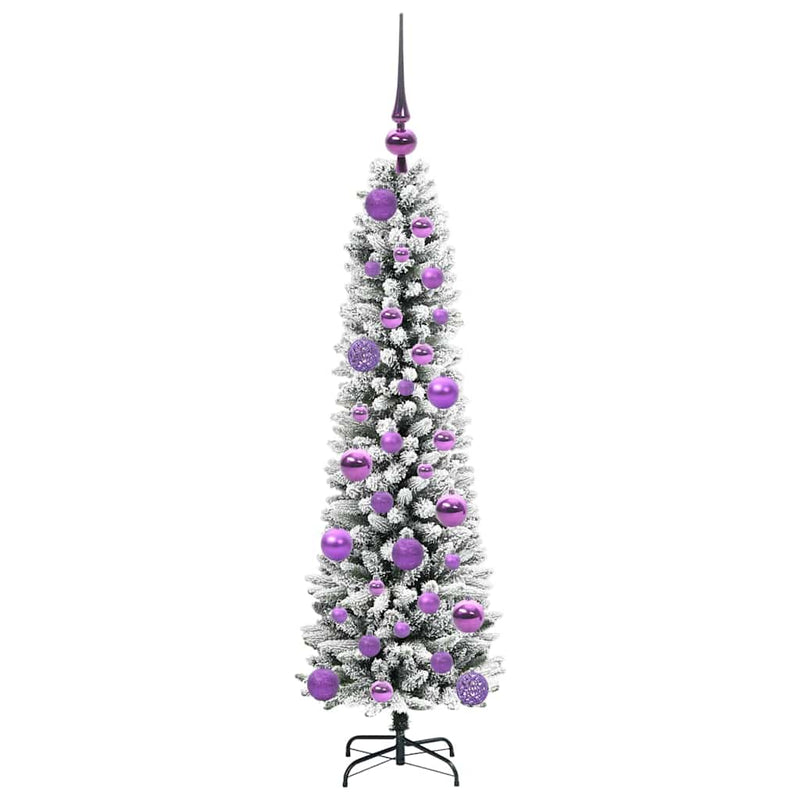 Brad de Crăciun artificial Alb 120 cm PVC și metal și plastic