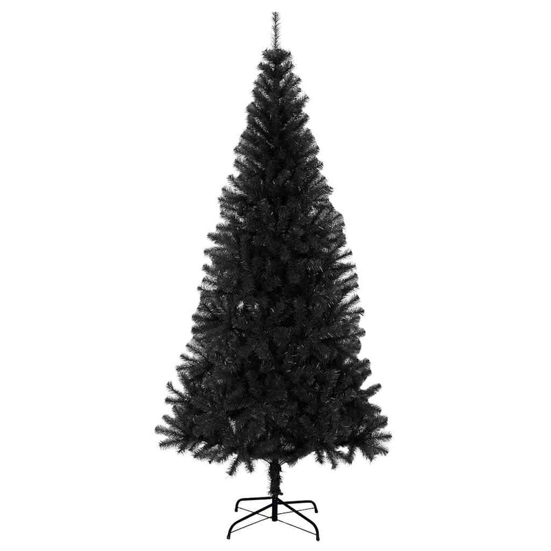 Brad de Crăciun Negru 240 cm PVC
