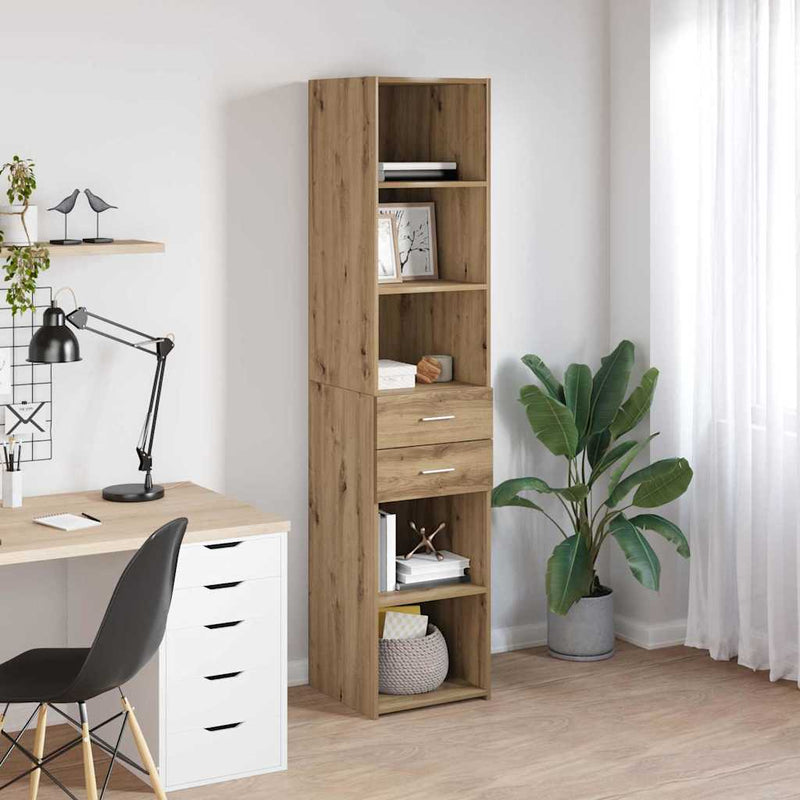 Bufet Stejar Artizanal 40 x 42,5 x 185 cm Lemn prelucrat