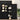 Bufet Stejar Negru 45 x 42,5 x 185 cm Lemn prelucrat