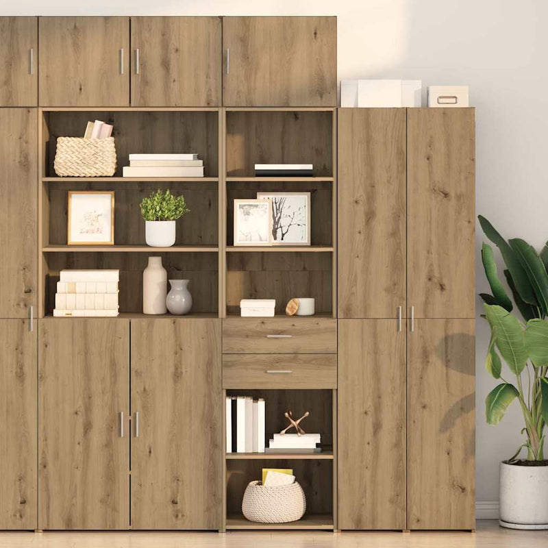 Bufet Stejar Artizanal 50 x 42,5 x 185 cm Lemn prelucrat