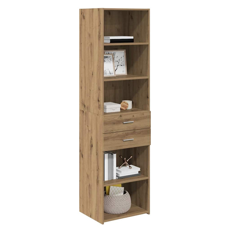 Bufet Stejar Artizanal 50 x 42,5 x 185 cm Lemn prelucrat