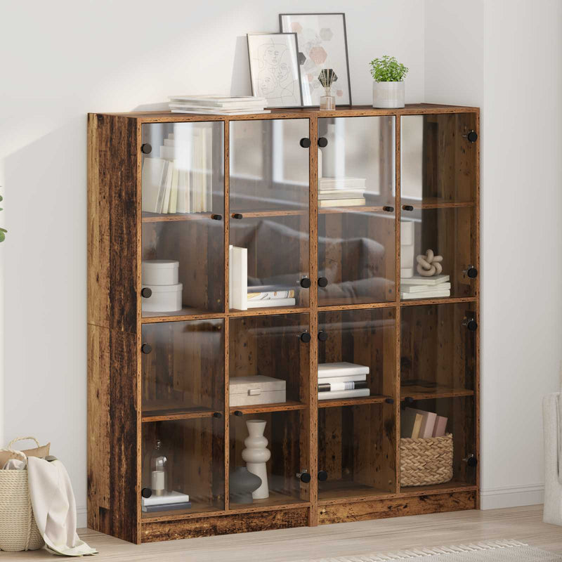 Bufet 2 buc. Lemn Vechi 68 x 37 x 142 cm Lemn prelucrat