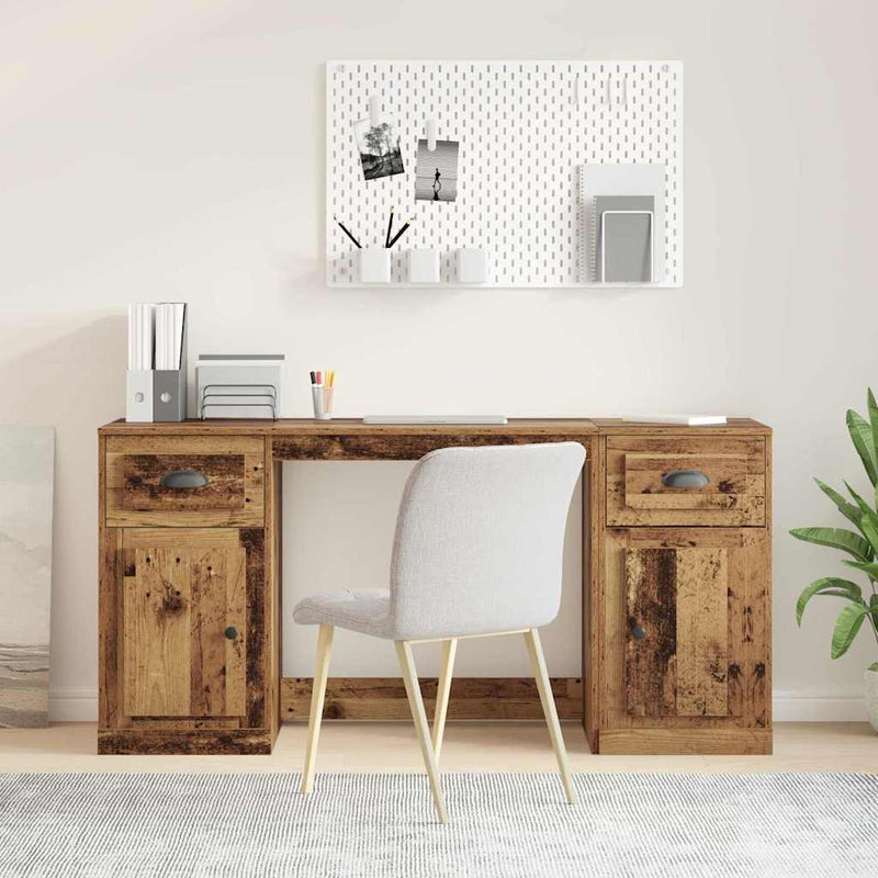 Birou cu dulap Lemn Vechi Lemn prelucrat 154,5 x 50 x 75 cm