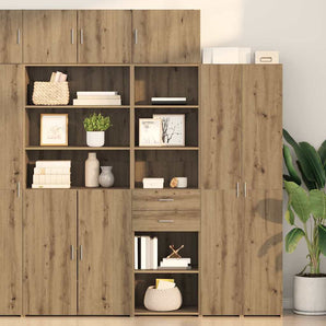 Bufet Stejar Artizanal 50 x 42,5 x 225 cm Lemn prelucrat