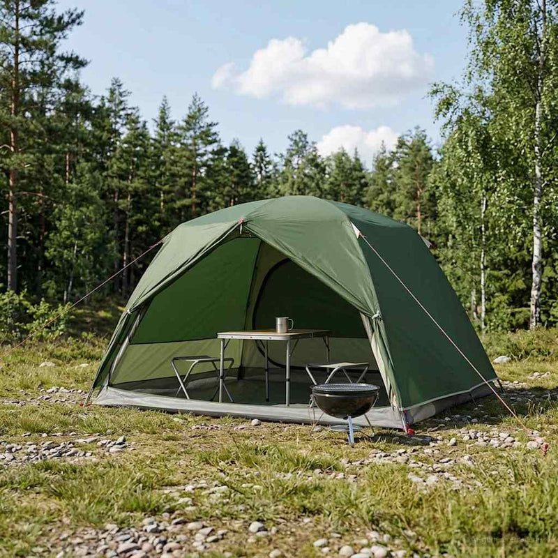 Cort de backpacking 2 persoană Verde
