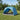 Cort de backpacking 2 persoană albastru