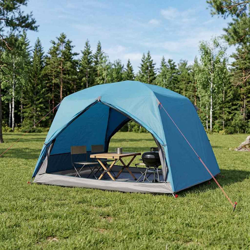 Cort de backpacking 2 persoană albastru