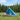 Cort de backpacking 222 x 85 x 125 cm albastru