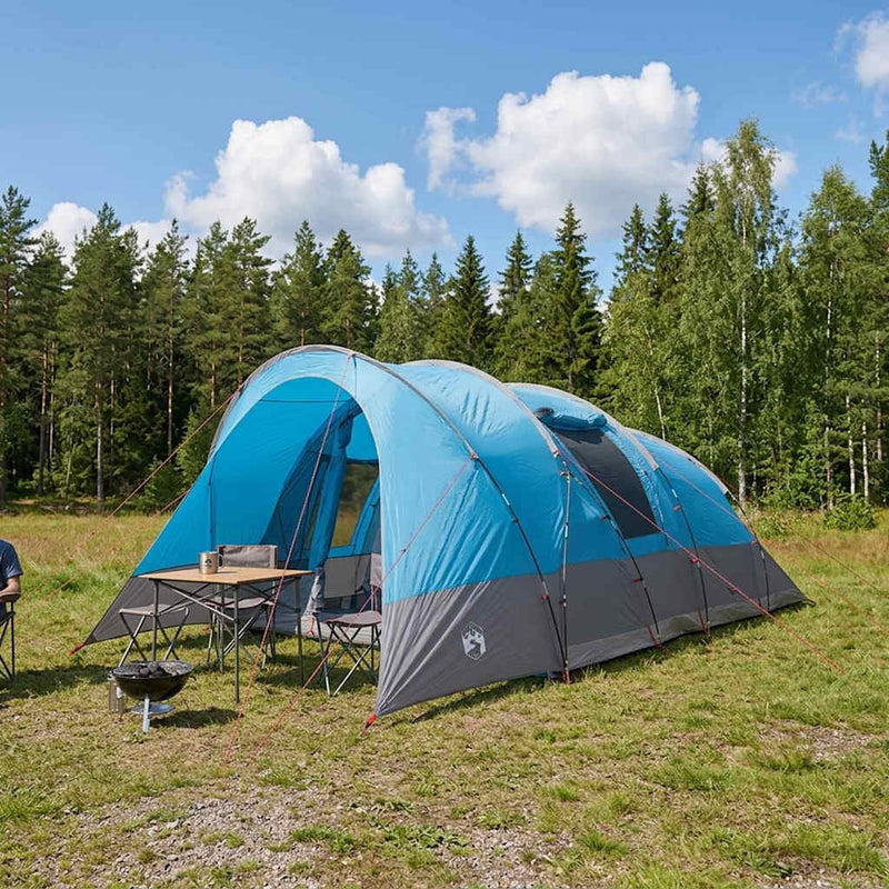 Cort tunel 560 x 395 x 212 cm albastru