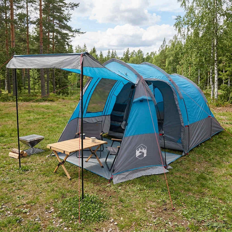 Cort tunel 390 x 215 x 152 cm albastru