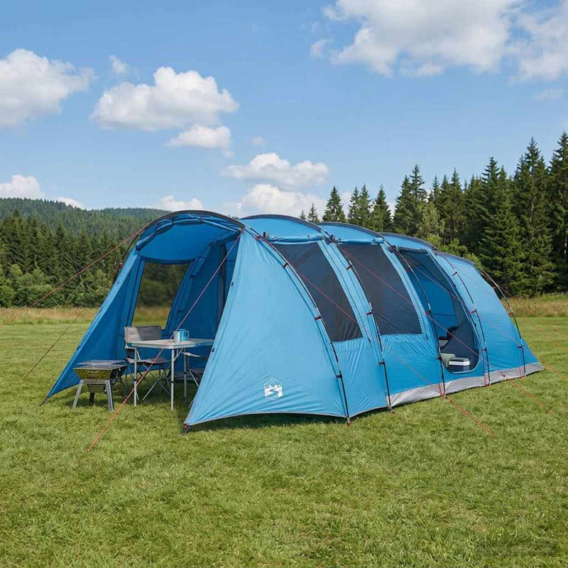Cort tunel 675 x 392 x 210 cm albastru