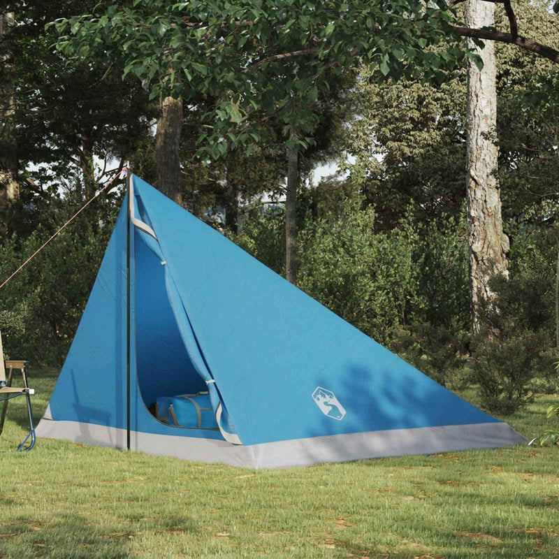 Cort de backpacking 4 persoană albastru