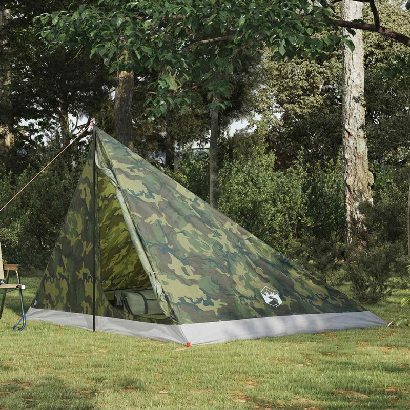 Cort de backpacking 4 persoană Camuflaj