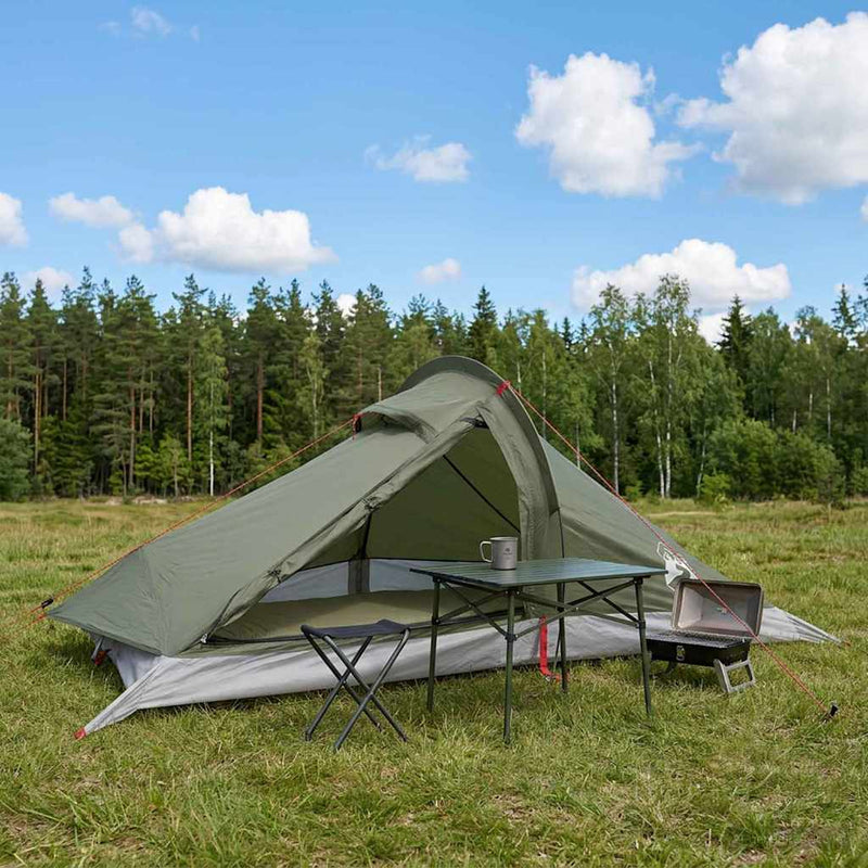 Cort de backpacking 4 persoană Verde măsliniu