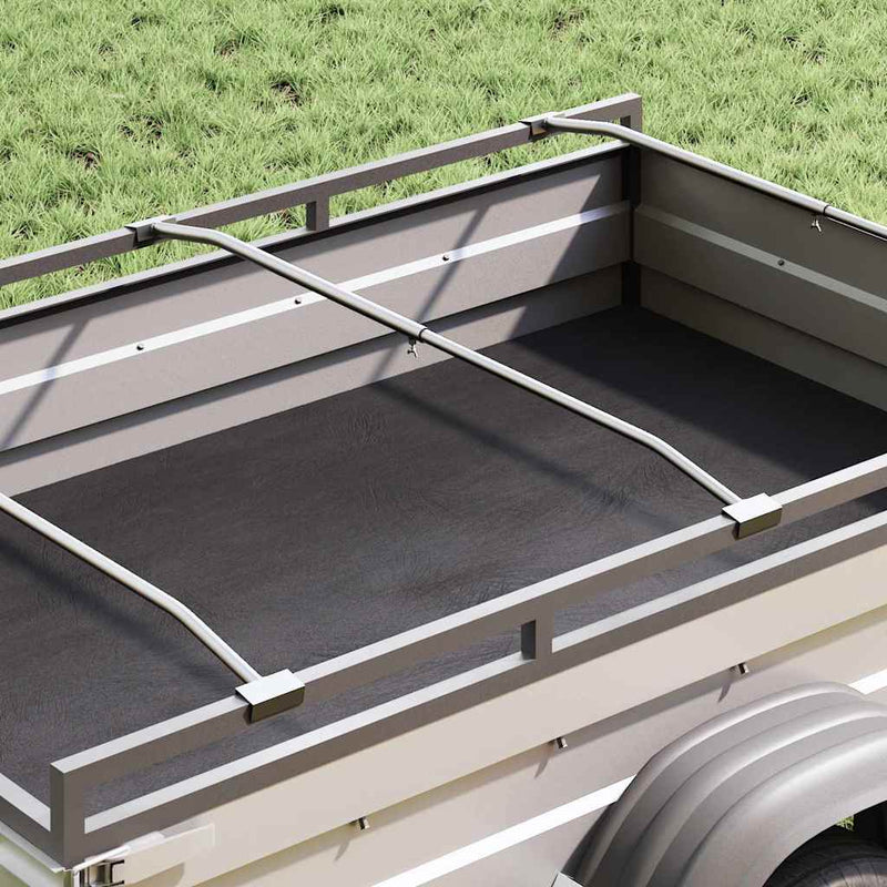 Brățară de prelată pentru remorci 4 Argintiu 102-155 cm