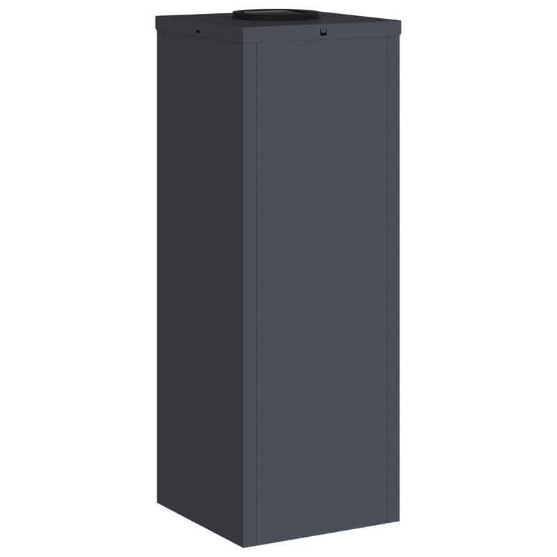 Lampa de parcurs LED solar 2 buc. Alb cald 18 x 18 x 50 cm