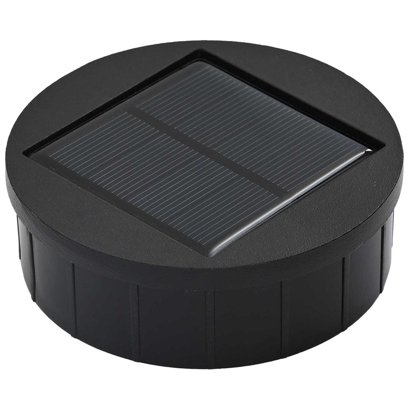 Lumină LED Solară pentru Alei 2 buc. Alb cald 18 x 18 x 50 cm