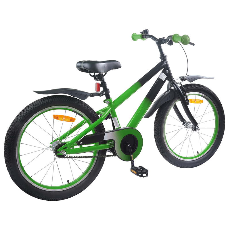 Bicicletă pentru Copii 20 Inci pentru 6-11 ani Verde Negru