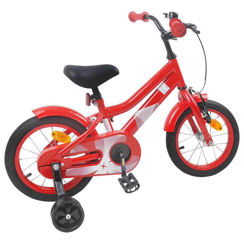 Bicicletă pentru Copii 12 Inci pentru 2-4 ani Roșu