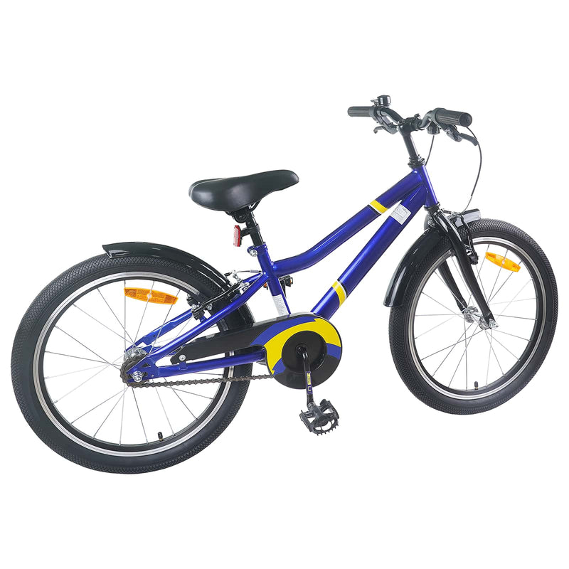 Bicicletă pentru Copii 20 Inci pentru 6-11 ani Albastru Negru