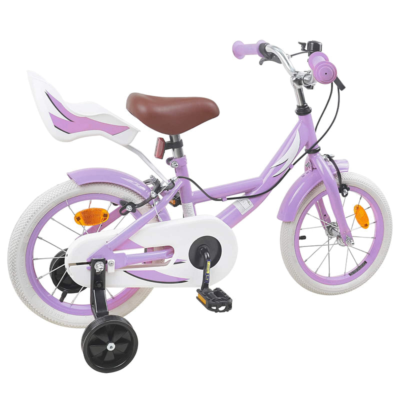 Bicicletă pentru Copii 12 Inci pentru 2-4 ani Violet
