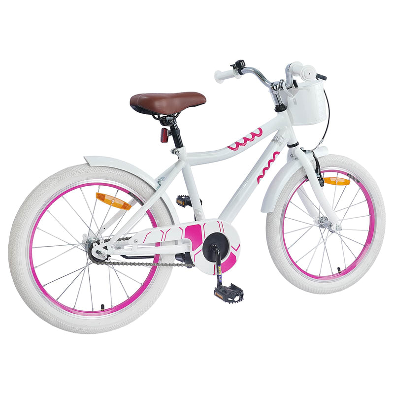 Bicicletă pentru Copii 20 Inci pentru 6-11 ani Alb
