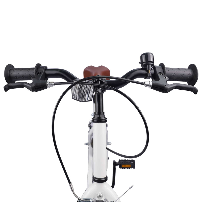 Bicicletă pentru Copii 18 Inci pentru 5-7 ani alb