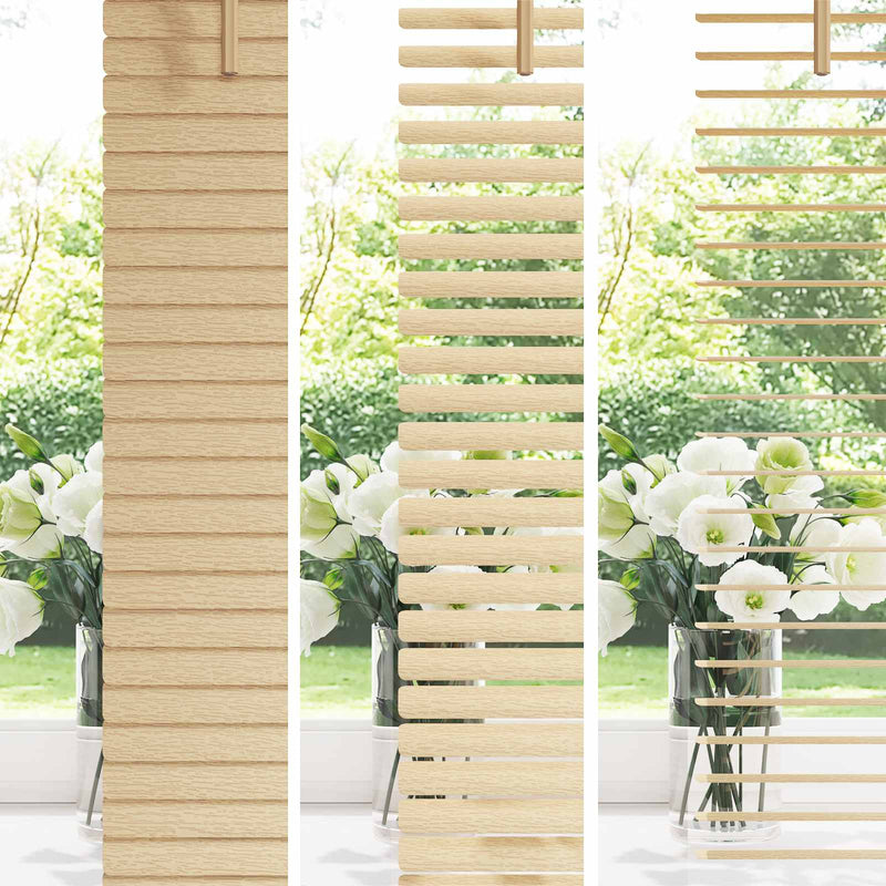 Jaluzea venetiană Maro Deschis cu Model 150 x 100 cm 25 mm PVC