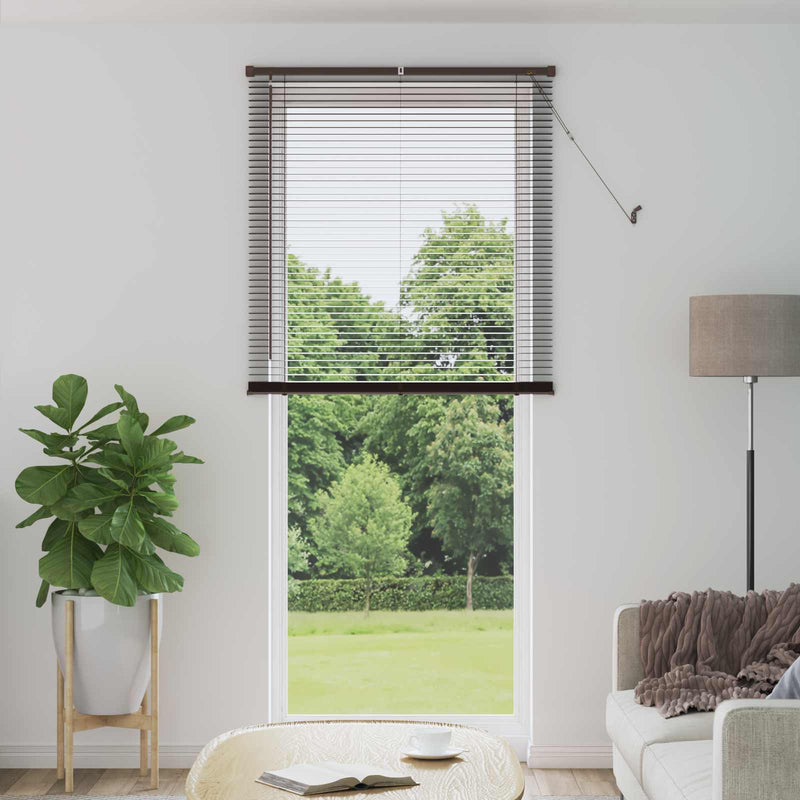 Jaluzea venetiană Maro Întunecat cu Model 213 x 90 cm 25 mm PVC