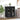 Bufet Stejar Negru 69,5 x 34 x 90 cm Lemn prelucrat