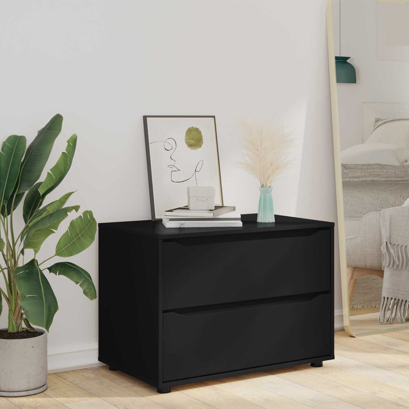 Dulap de depozitare 80 x 48 x 57 cm Lemn prelucrat Negru