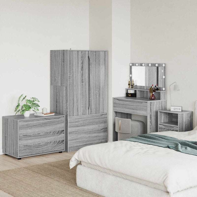 Dulap de depozitare 80 x 48 x 57 cm Lemn prelucrat Gri Sonoma