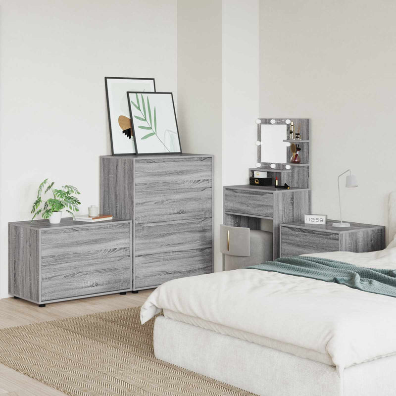 Dulap de depozitare 80 x 48 x 57 cm Lemn prelucrat Gri Sonoma