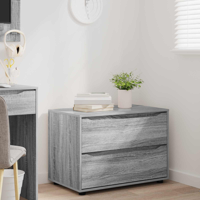 Dulap de depozitare 80 x 48 x 57 cm Lemn prelucrat Gri Sonoma