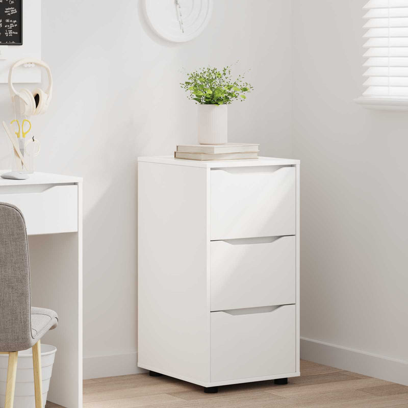 Dulap de depozitare 40 x 48 x 81 cm Lemn prelucrat Alb