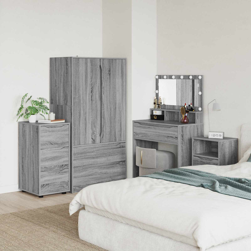 Dulap de depozitare 40 x 48 x 81 cm Lemn prelucrat Gri Sonoma