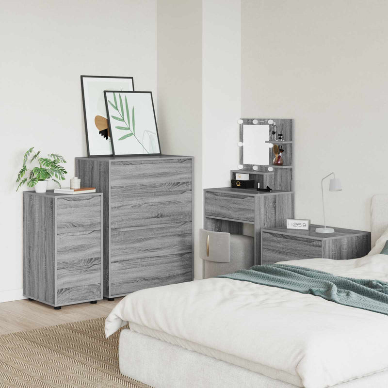 Dulap de depozitare 40 x 48 x 81 cm Lemn prelucrat Gri Sonoma