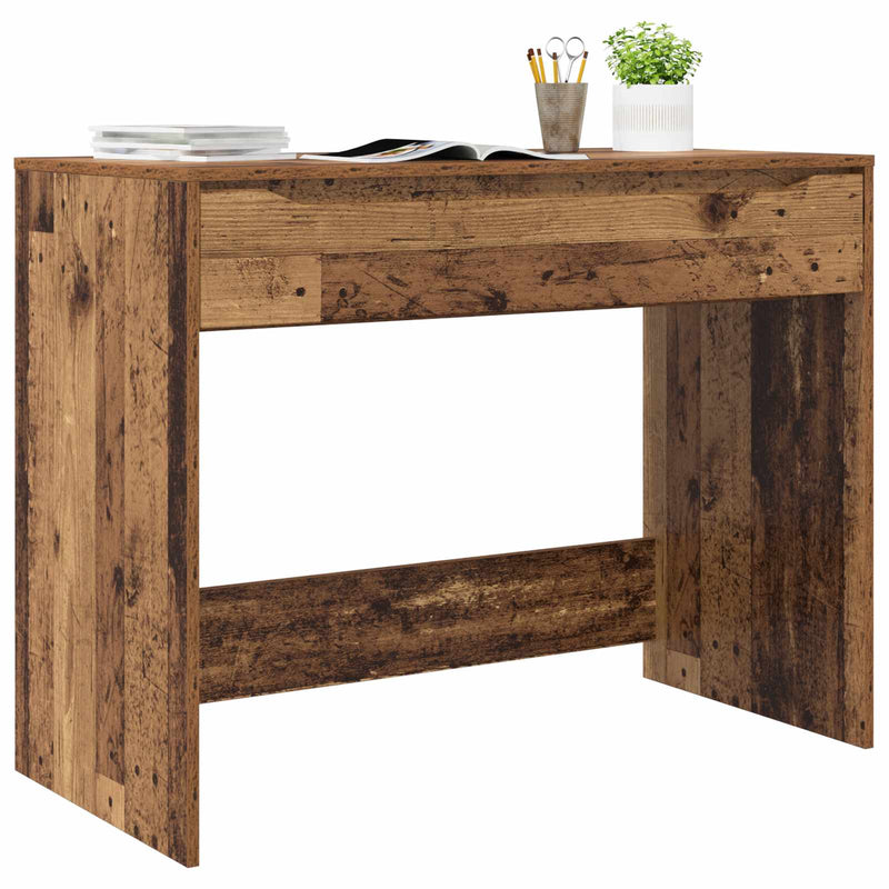 Birou cu sertar Lemn vechi 100 x 50 x 78 cm Lemn prelucrat