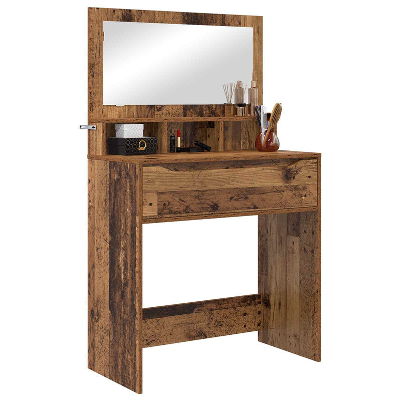 Mese de toaletă pentru dormitor Lemn Vechi 80 x 39,6 x 135 cm
