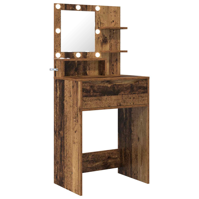 Mese de toaletă pentru dormitor Lemn Vechi 80 x 39,6 x 135 cm