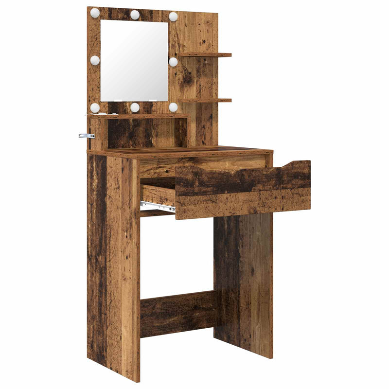 Mese de toaletă pentru dormitor Lemn Vechi 80 x 39,6 x 135 cm